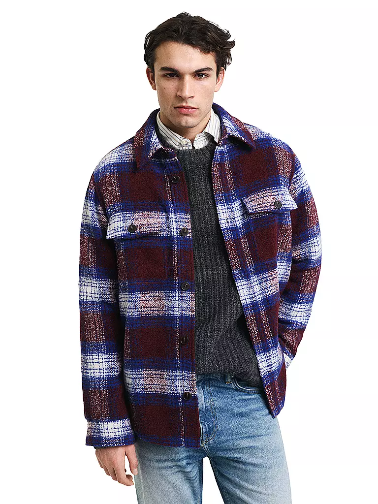 GANT Overshirt dunkelrot