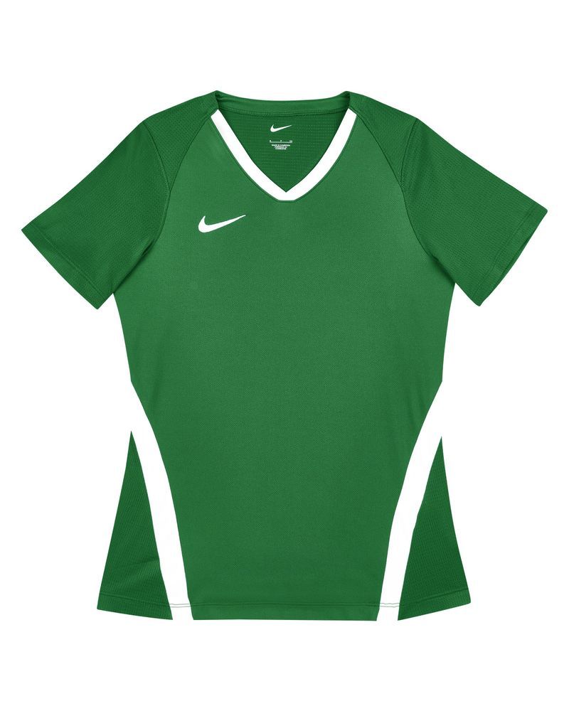 Maillot de volley Nike Team Spike Vert pour femme