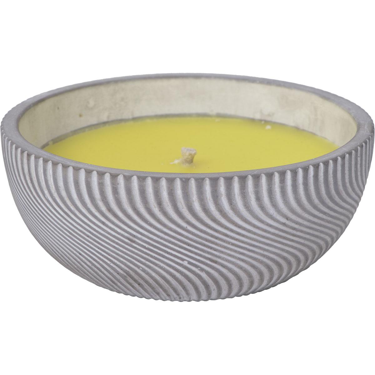 BOUGIE CITRONNELLE POT CIMENT GRAND MODELE VAGUE