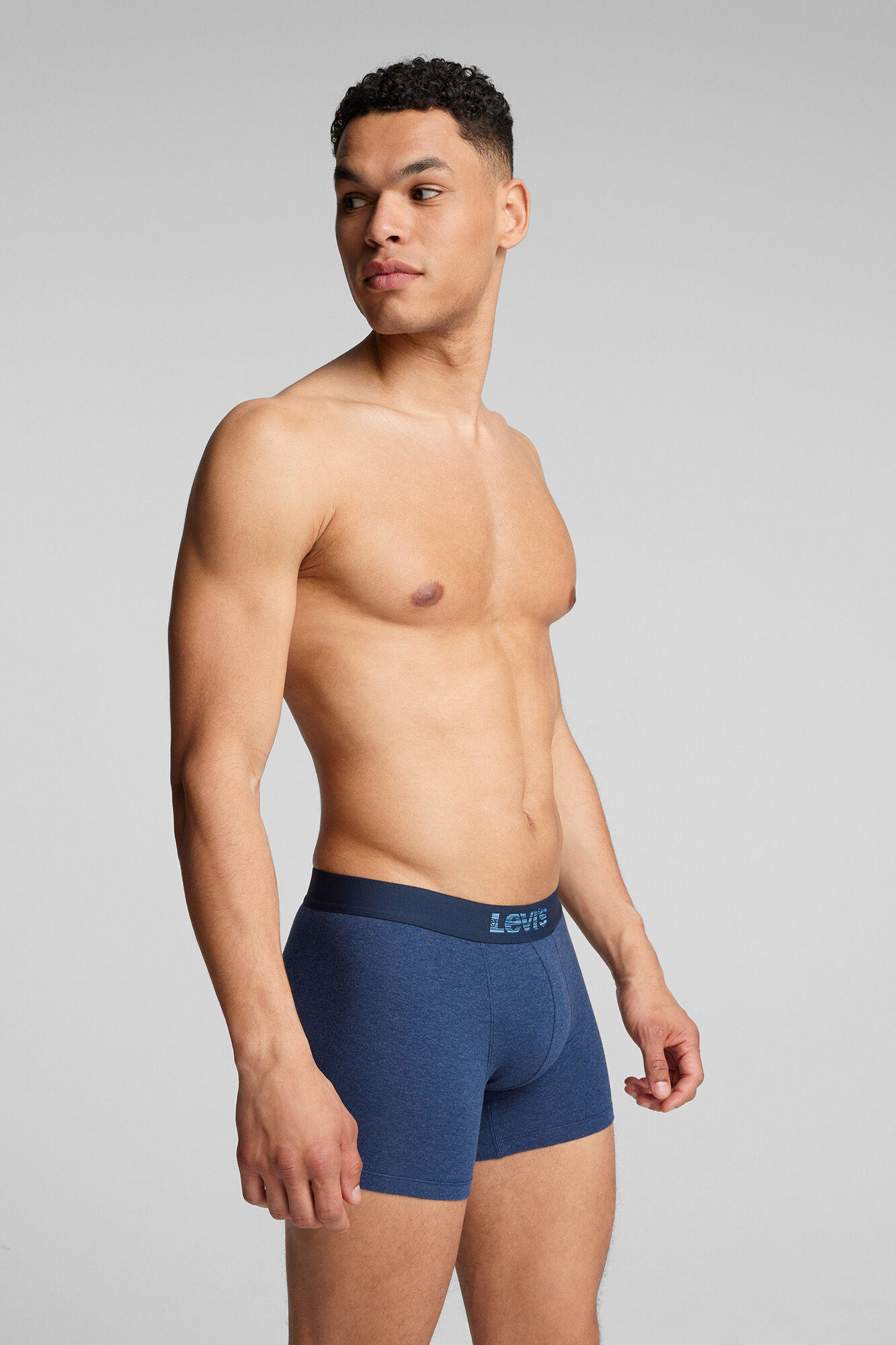 Pacote com 3 cuecas boxer de algodão Levi's