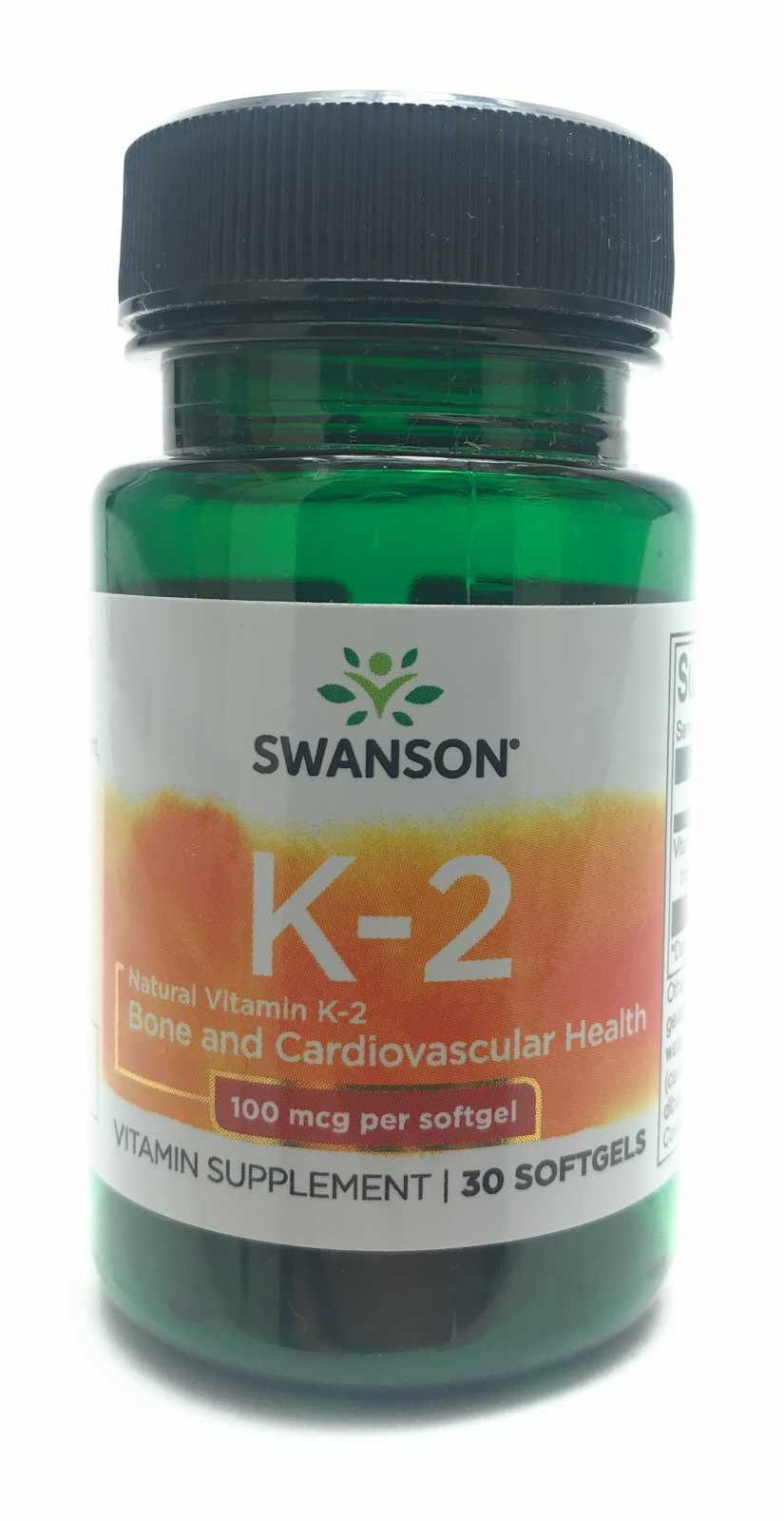 Vitamina K-2 Swanson 50 mcg 30 cápsulas gelatinosas