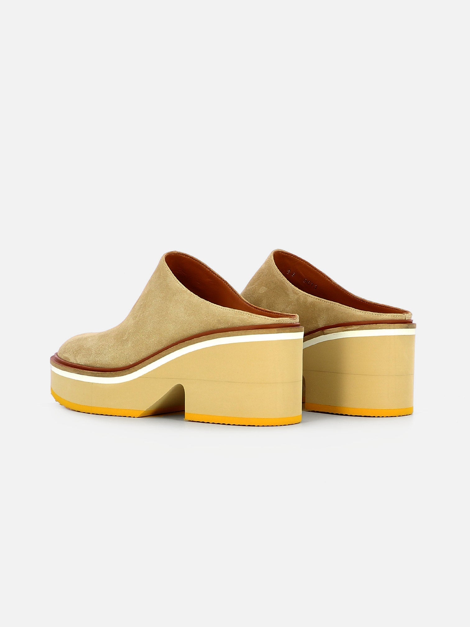 MULES - AMIGO mules, calfskin beige
