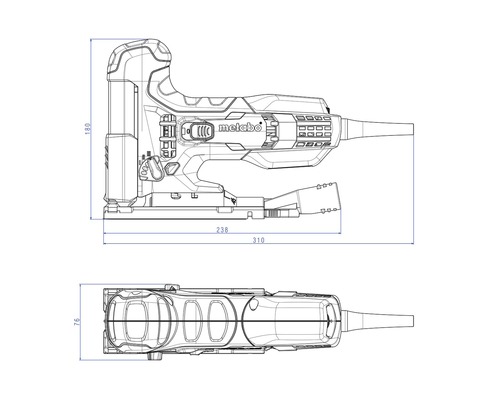 Metabo STE 100 Quick decoupeerzaag inclusief decoupeerzaagblad