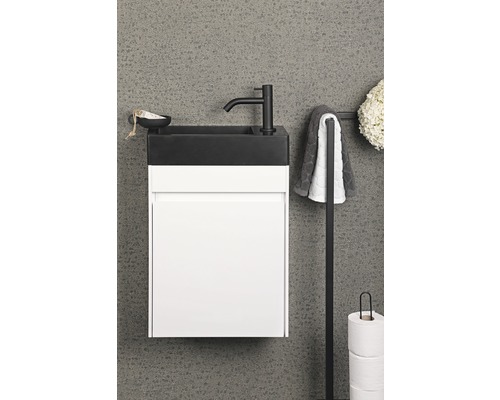 Wastafelmeubel Verschil HURA L BxHxD 39,5 x 52 cm x 21,5 cm Frontkleur wit