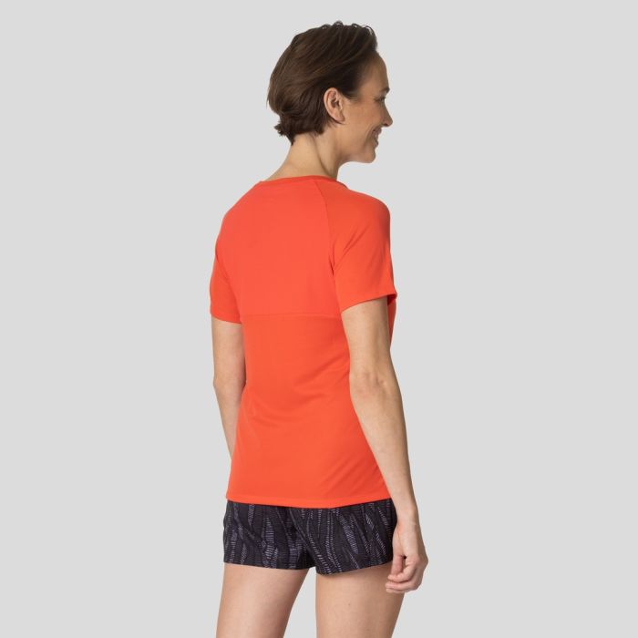 Odlo Dame Essential Chill-Tec T-Shirt Crew Neck Rød