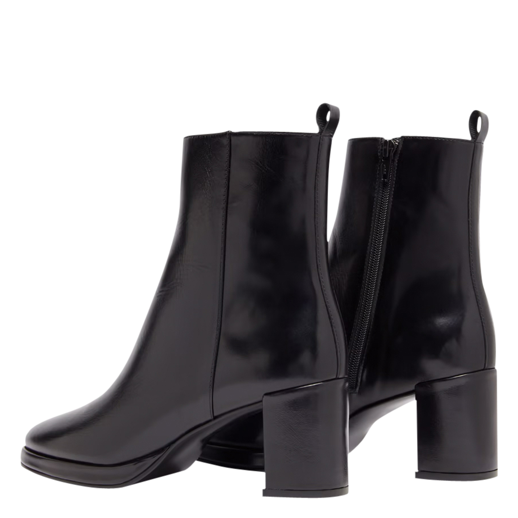 DIBRINA - Bottines en cuir | Noir