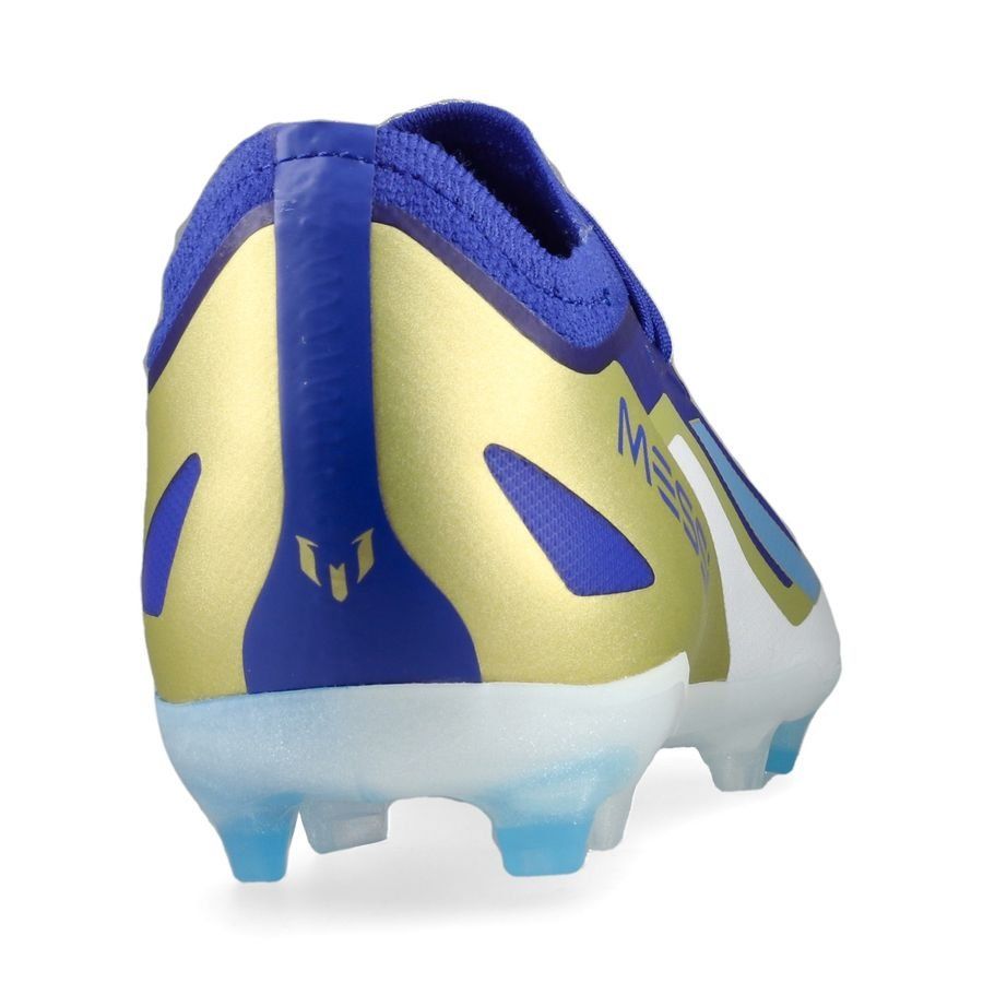 adidas X Crazyfast Messi Elite FG Spark Gen10s - Bleu/Blue Burst/Blanc Enfant