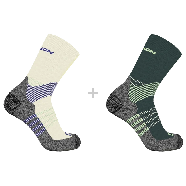X ULTRA ACCESS CREW 2-PACK  Socken Unisex