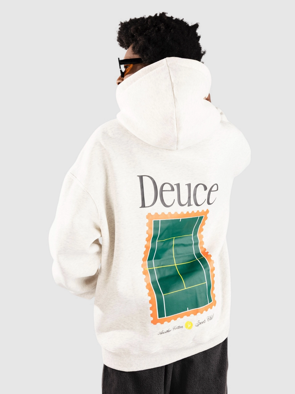 Another Cotton Lab Deuce Oversized Hoodie ash grey