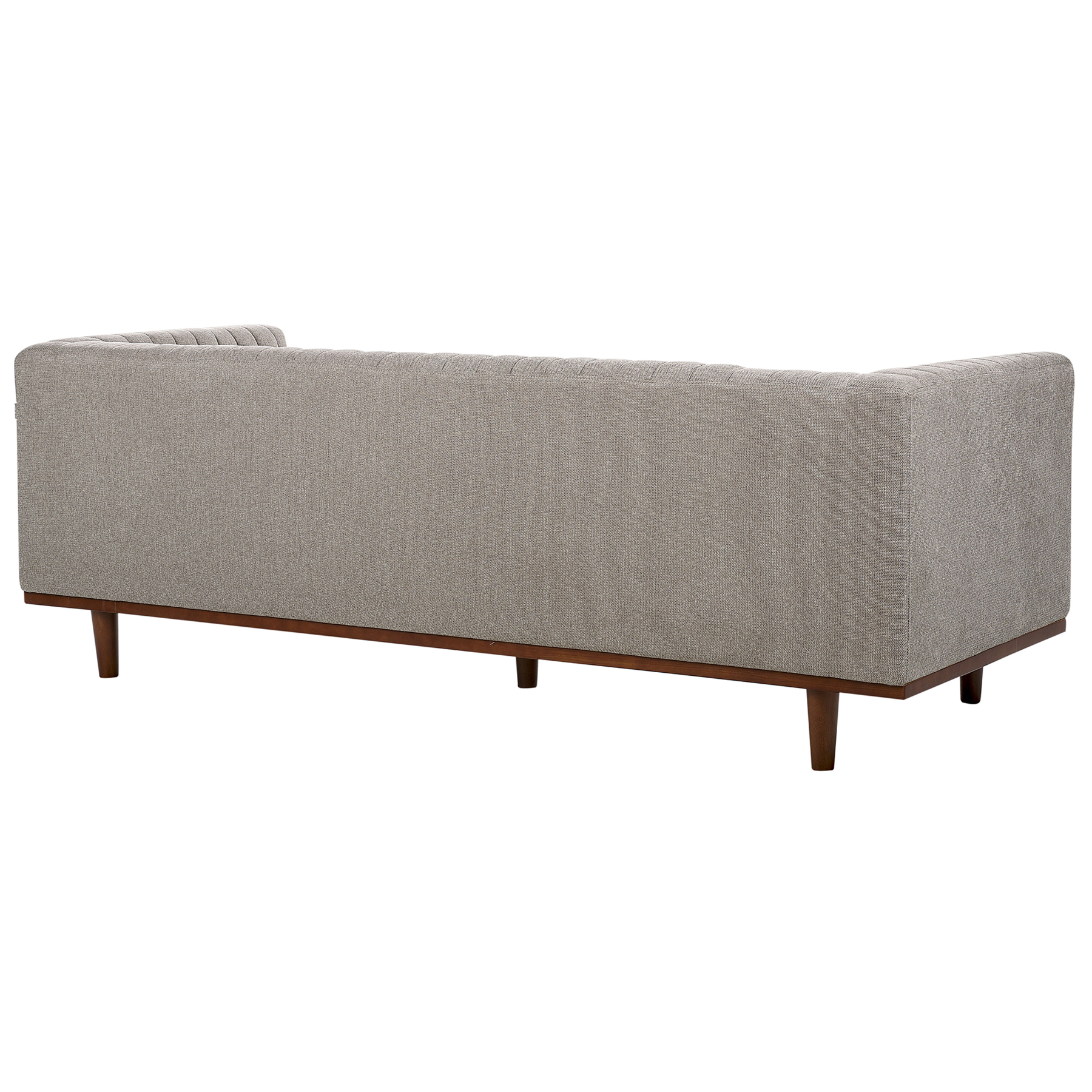 Beliani - SKAULE - Driezitsbank - Lichtbruin - Polyester