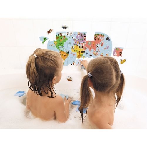 Janod badpuzzel wereldkaart
