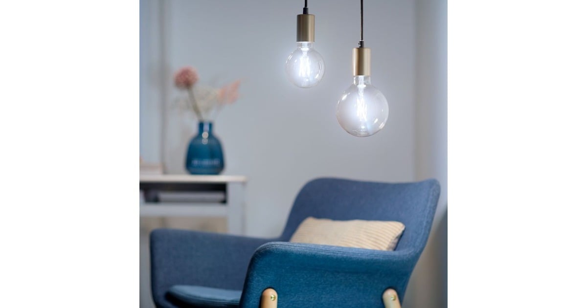WiZFilament doorzichtig G95 E27 ledlamp  (Wifi + Bluetooth protocol)