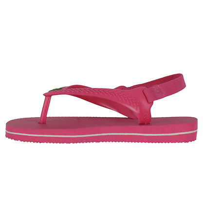 Havaianas Flip Flops - Baby Brasil Logo II - Pink Flux/White