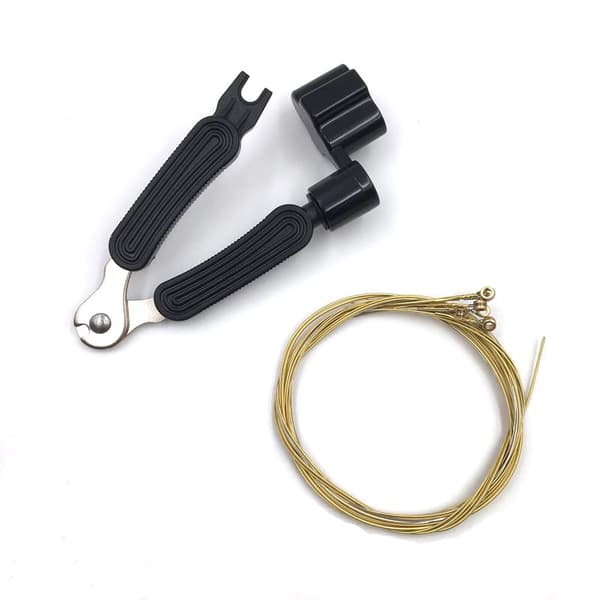 INF Gitarstrenger med strengtrekker, kutter og pinnetrekker