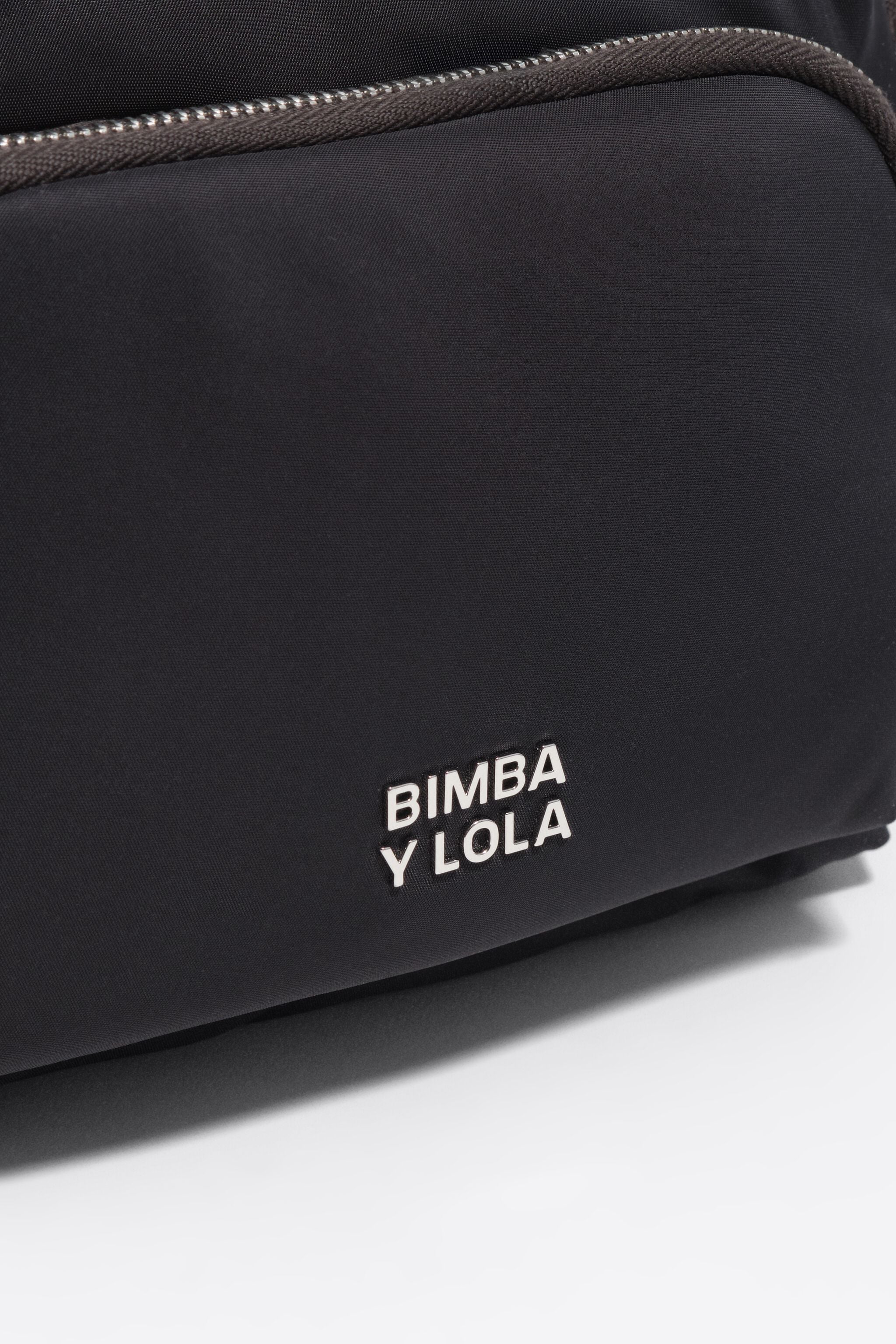 Bolsa de bolso pequena em náilon antracite escuro