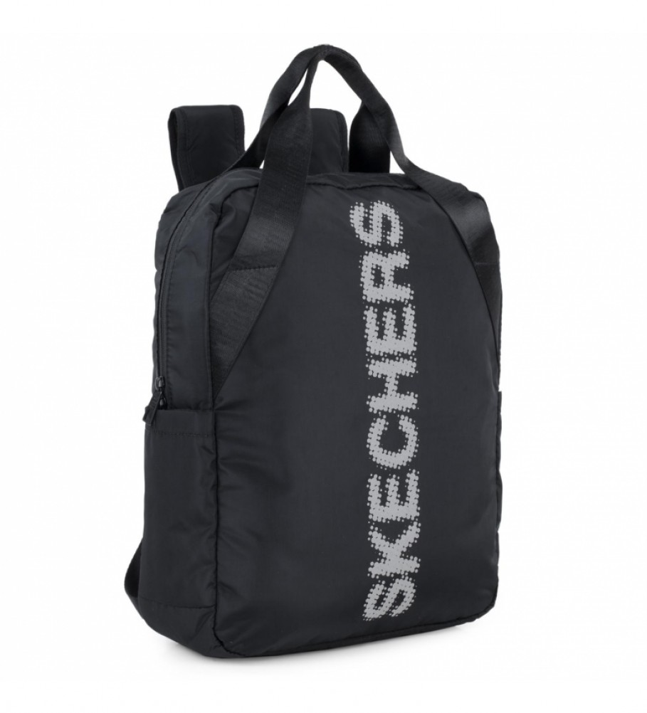 Mochila Skechers Unissex Griffinc S901 preta - 39x30x10cm -