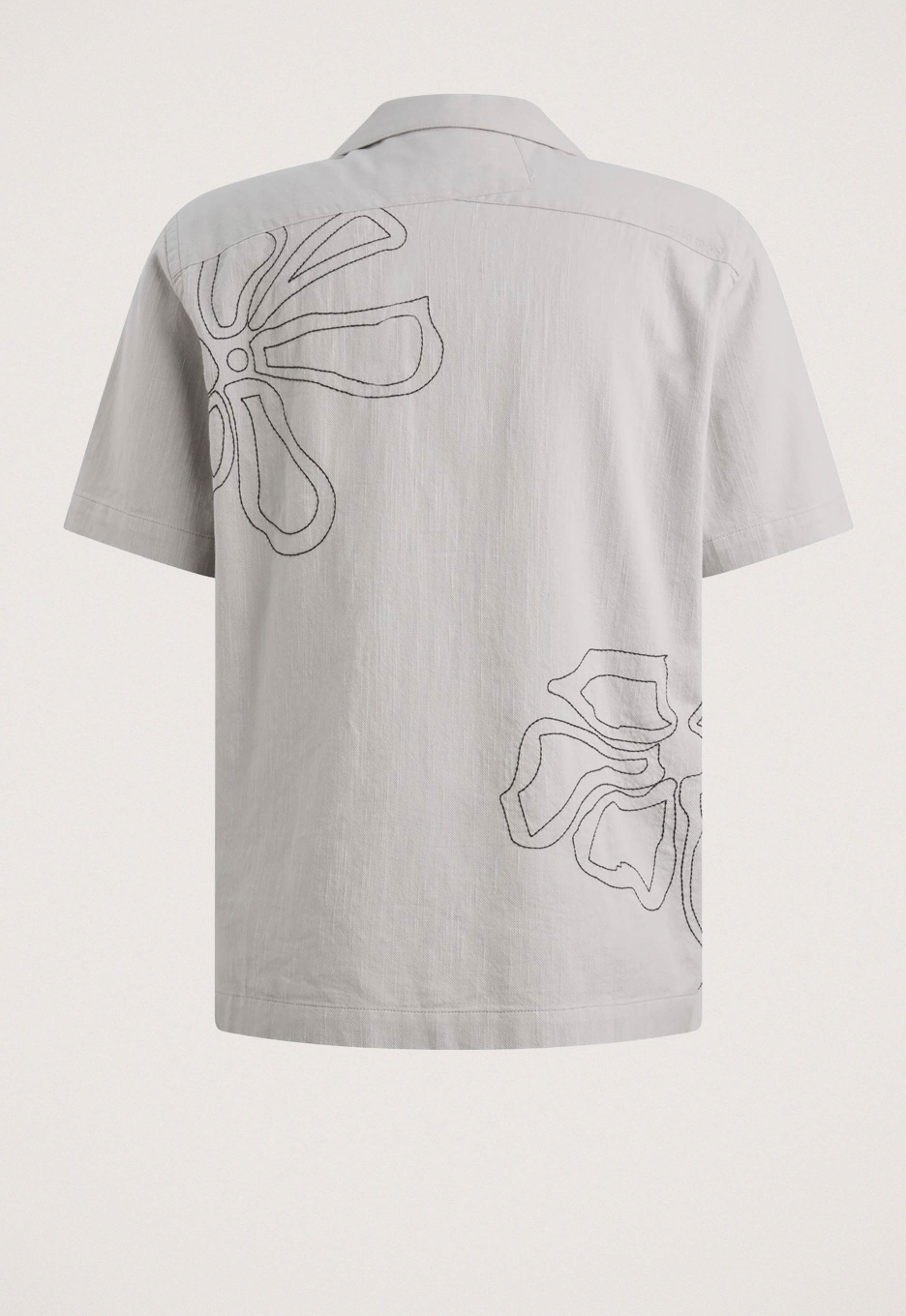 Cast Iron Embroidered Twill Overhemd