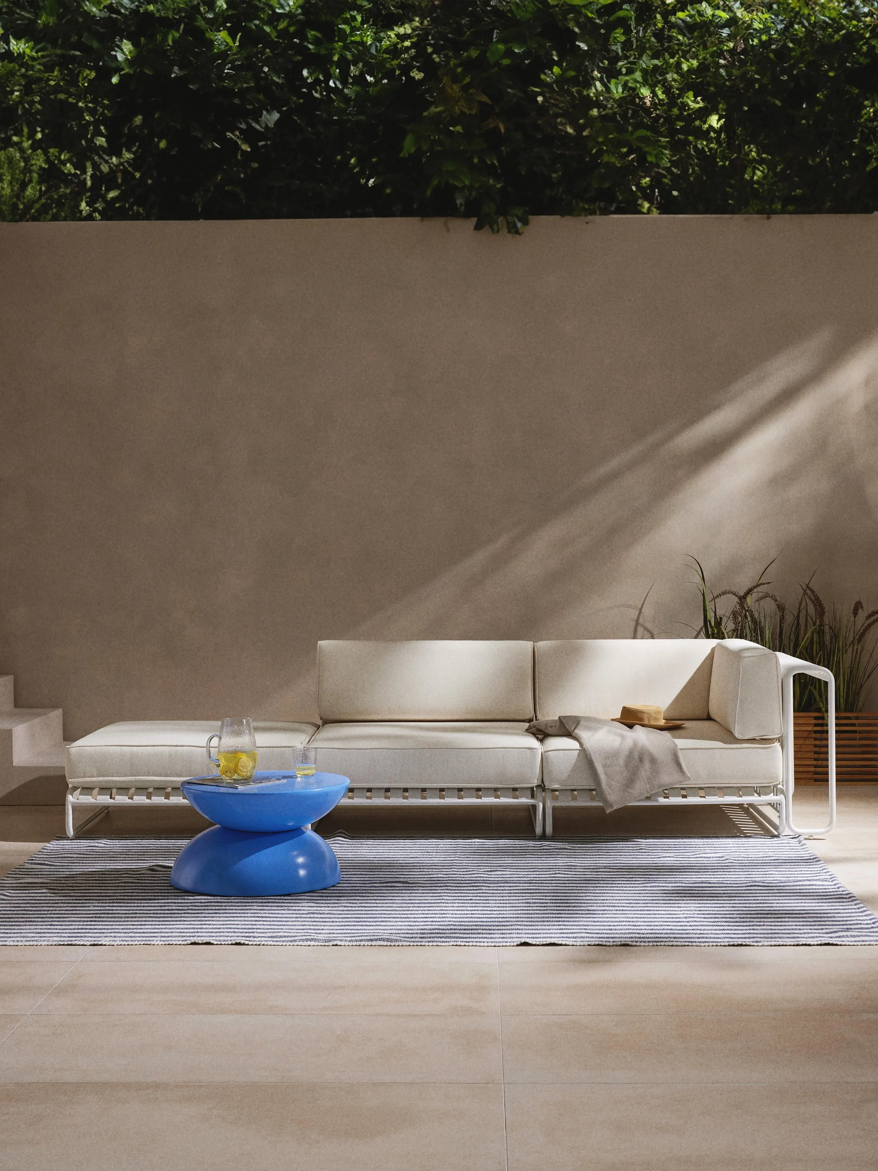 Modulaire tuin loungebank Caio