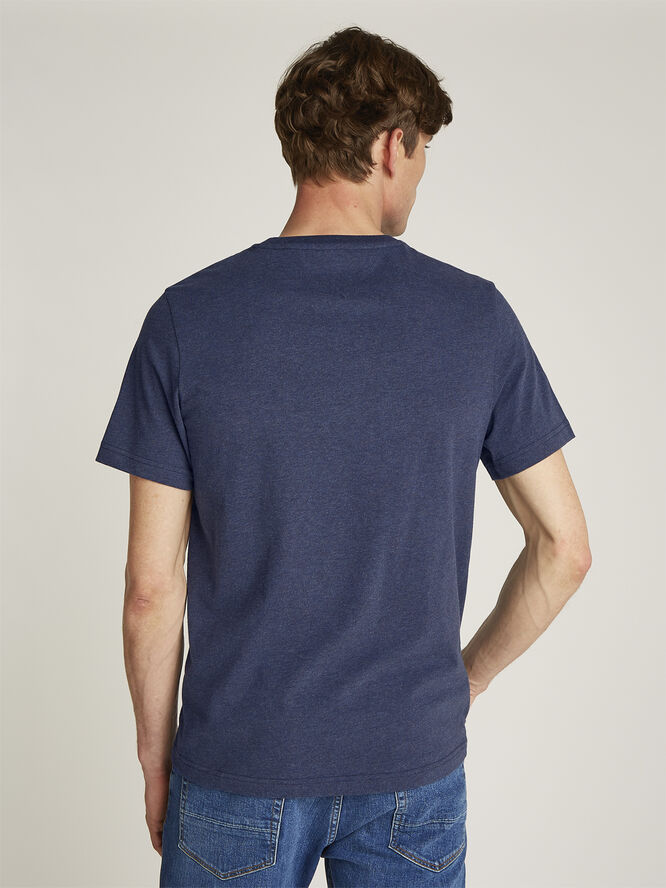 Tommy Hilfiger ESSENTIAL REG FIT HEATHER TEE Desert sky heather