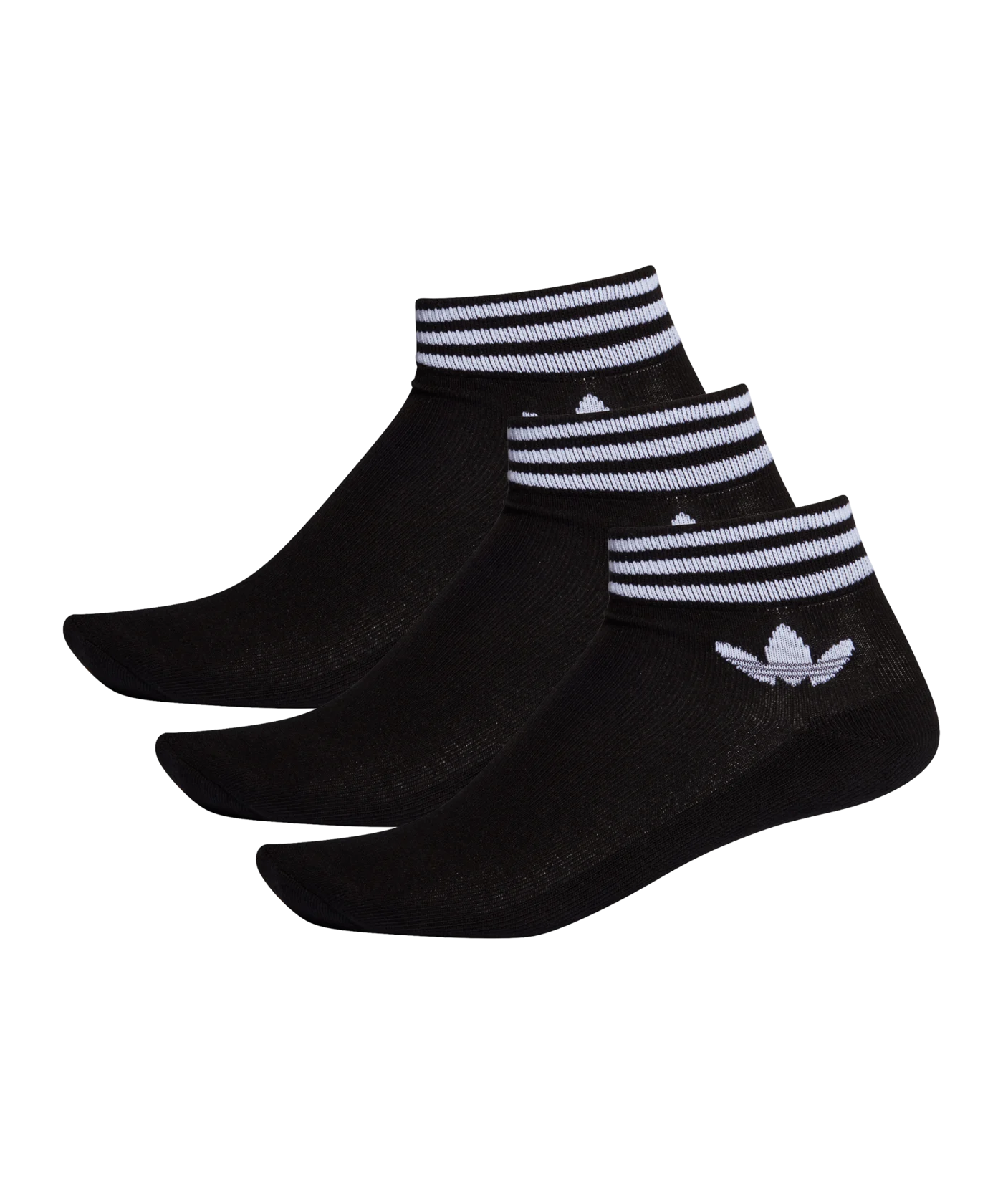 adidas Originals Trefoil Ankle Socken Schwarz