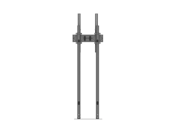 Multibrackets M Pro Dual Pole Floormount - Stativ - for LCD display - plastik, aluminium, stål - sort - skærmstørrelse: 65