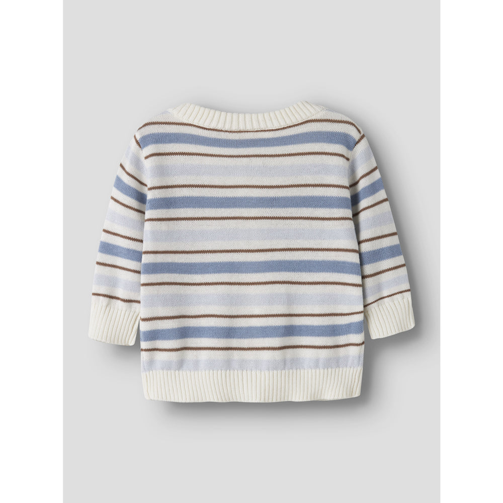 Køb Lil'Atelier Coconut Milk Dusty Blue Nbmhito Ls Strik Card Lil