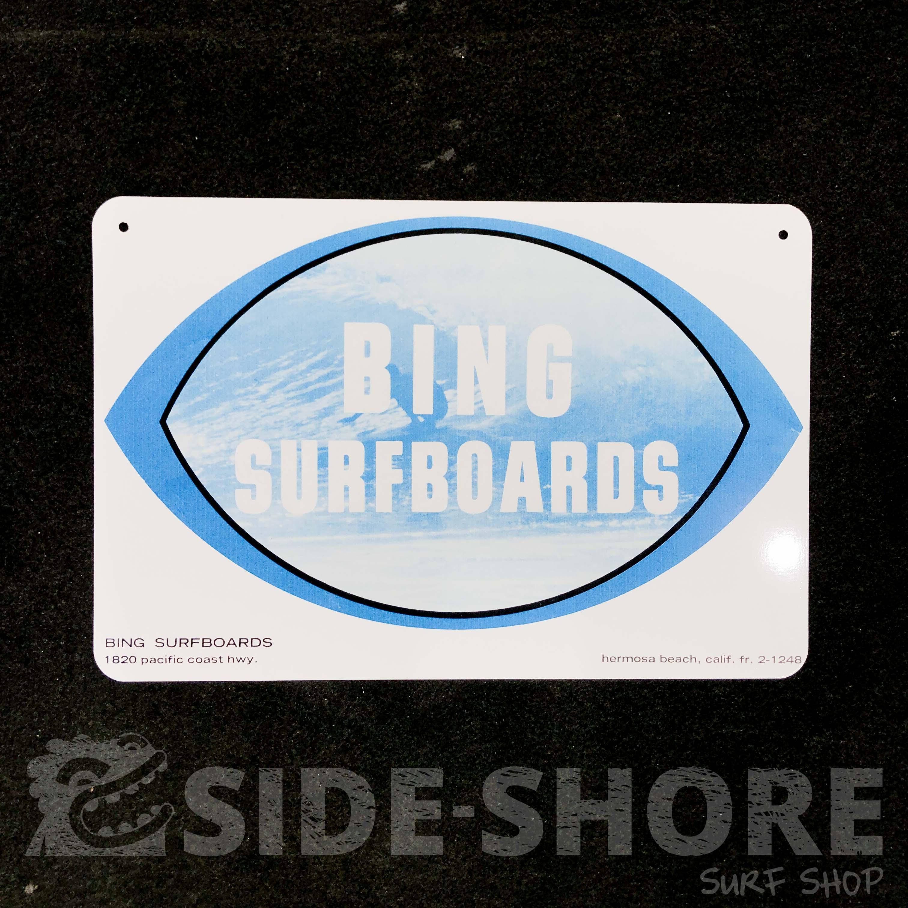 Bing Surfboards Plaque métallique Californienne - Bing Surfboard