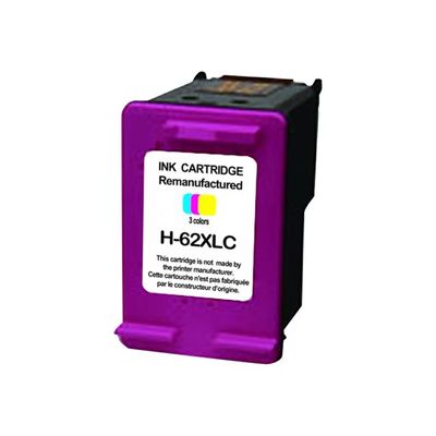 Cartouche compatible HP 62XL - cyan, magenta, jaune - Uprint