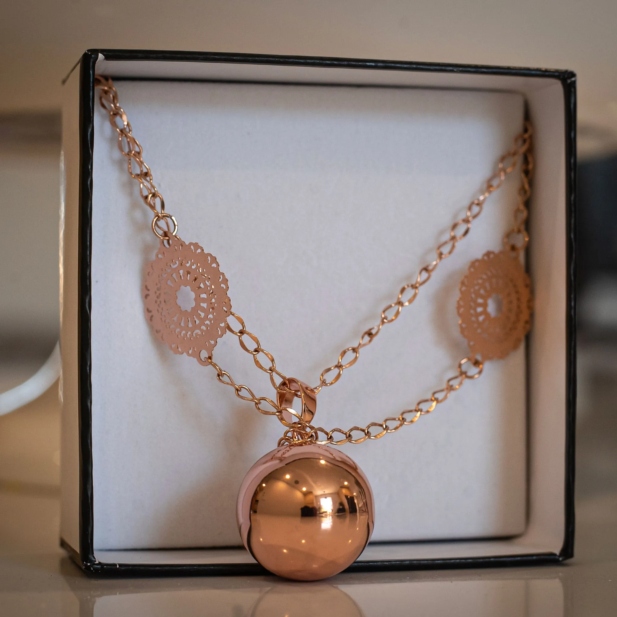 Bolangel - Le lit d'argent Bijou Bola de Grossesse - Angélina Rose