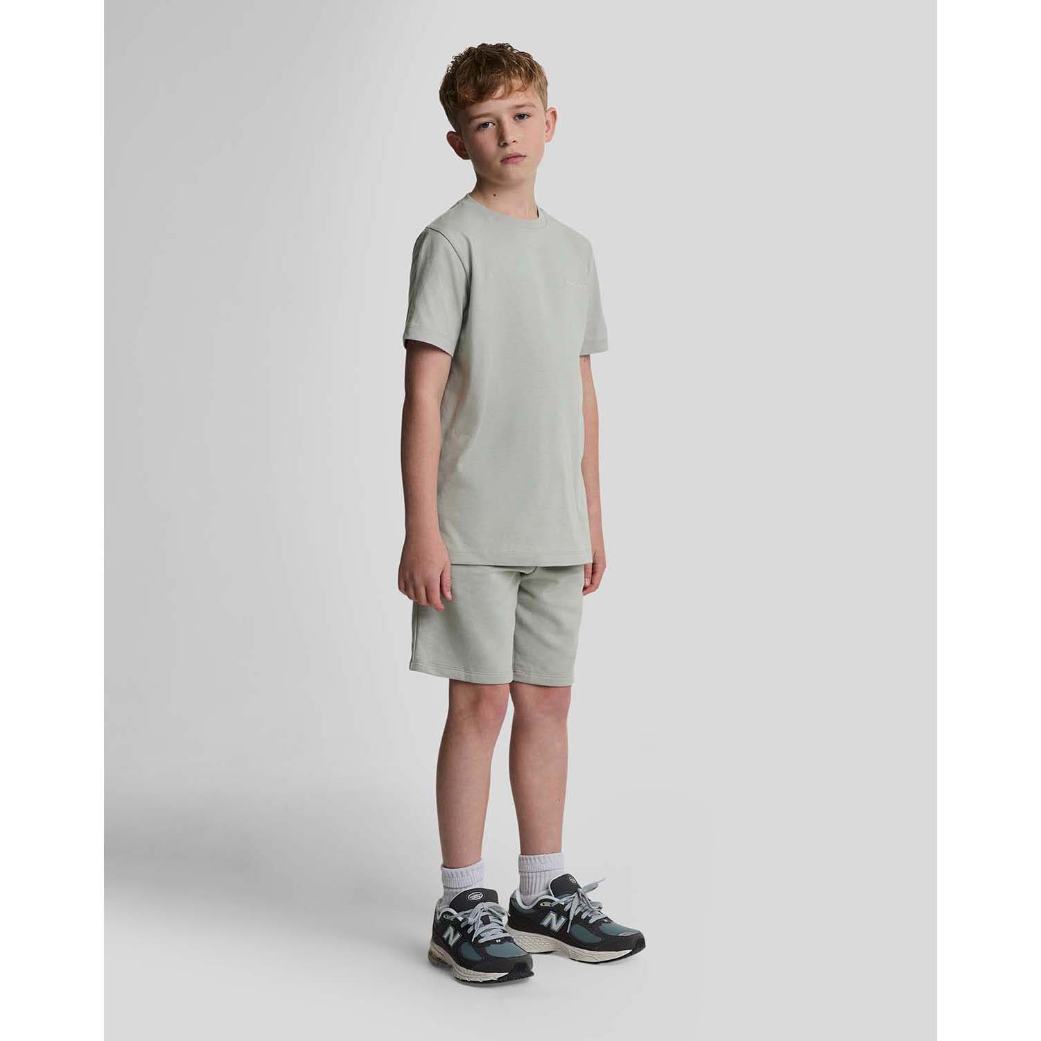 Lyle & Scott  Script Embroidered Sweat Short Kids