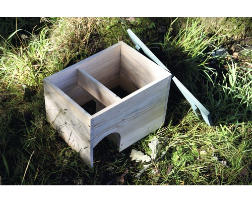Egelhuis met sluisdeur, weerbestendig, 34,5x24x27 cm