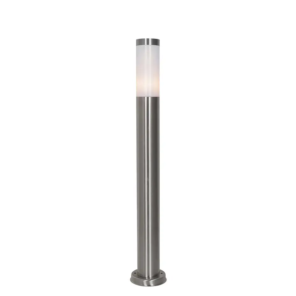 Qazqa staande buitenlampen rox zilverkleurig e27