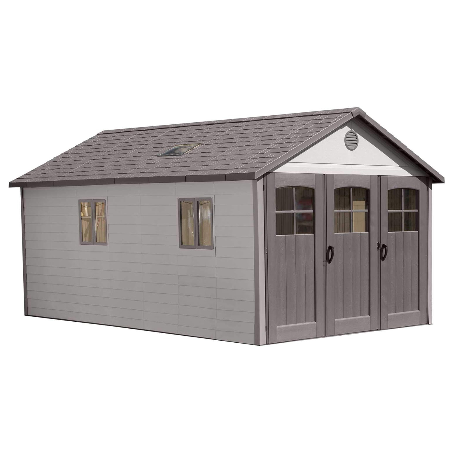 Lifetime 11 x 18.5 Ft. Outdoor Storage Shed, 11 x 18.5, Desert Sand
