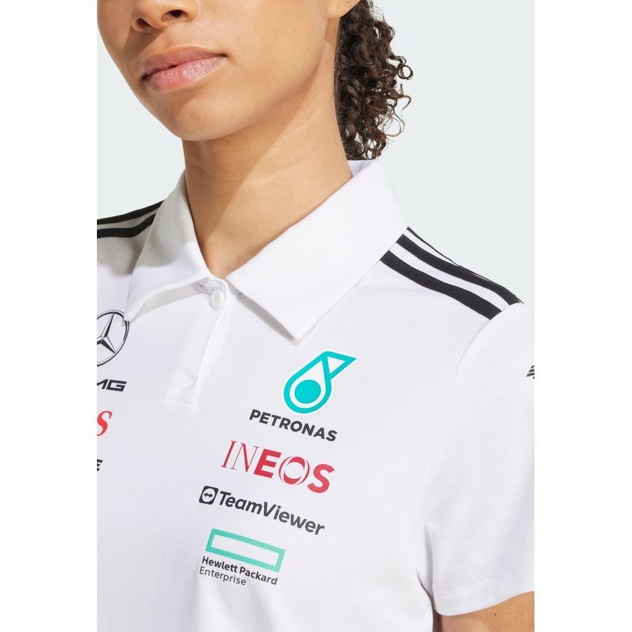 Adidas Polo blanc Mercedes - AMG Petronas Formula One Team
