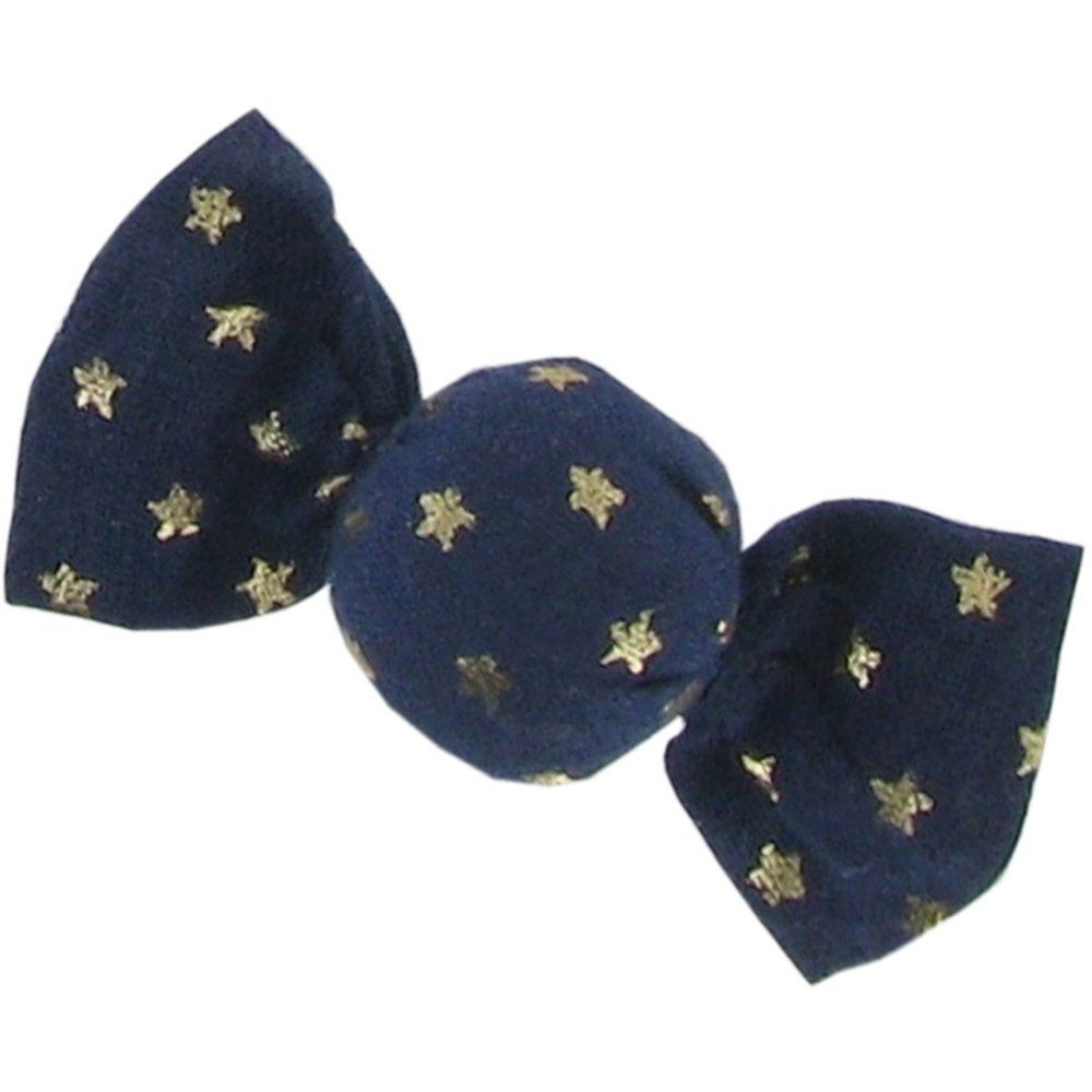 Petite Barrette Mini Bonbon Etoile Or Marine