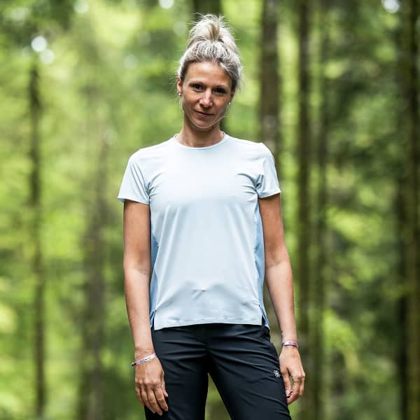T-shirt trail AYAQ MOLVENO W T-SHIRT RANDO TRAIL BLUE ICE