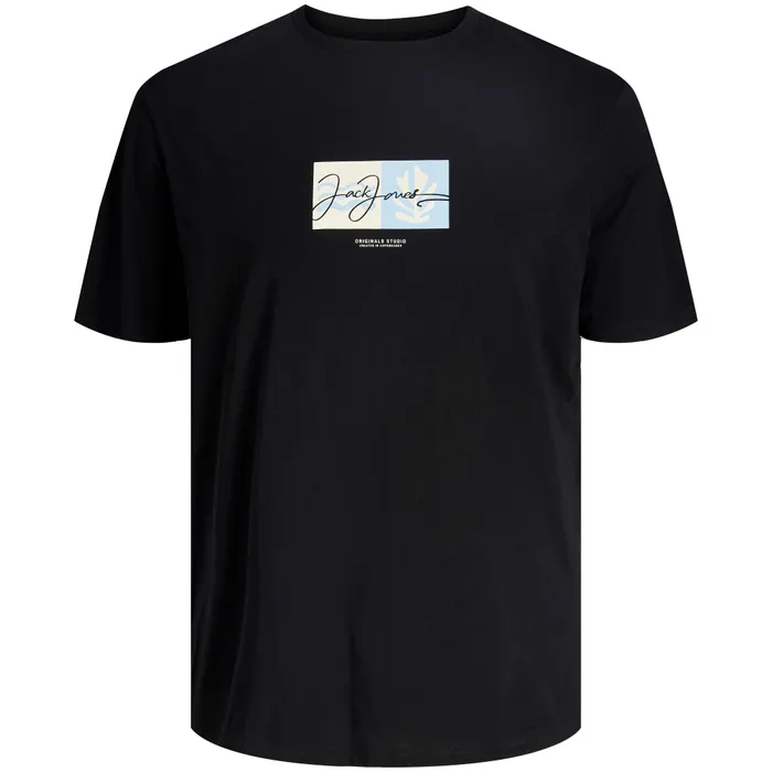 Jack & Jones Originals Canggu Front Crew Shirt Heren (plussize)