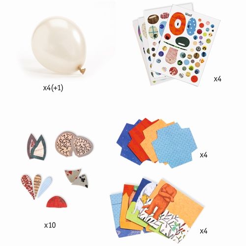 Djeco knutselset diy dierenballonnen