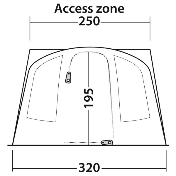 Outwell - Fresno - Auvent camping-car