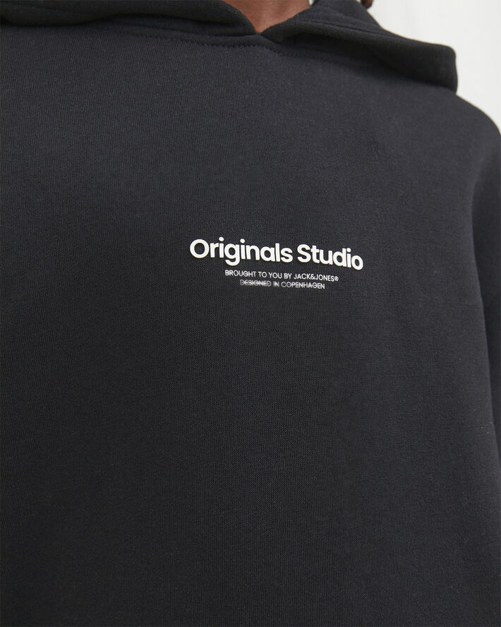 Jack & Jones JORVESTERBRO SWEAT HOOD NOOS JNR Black/loose
