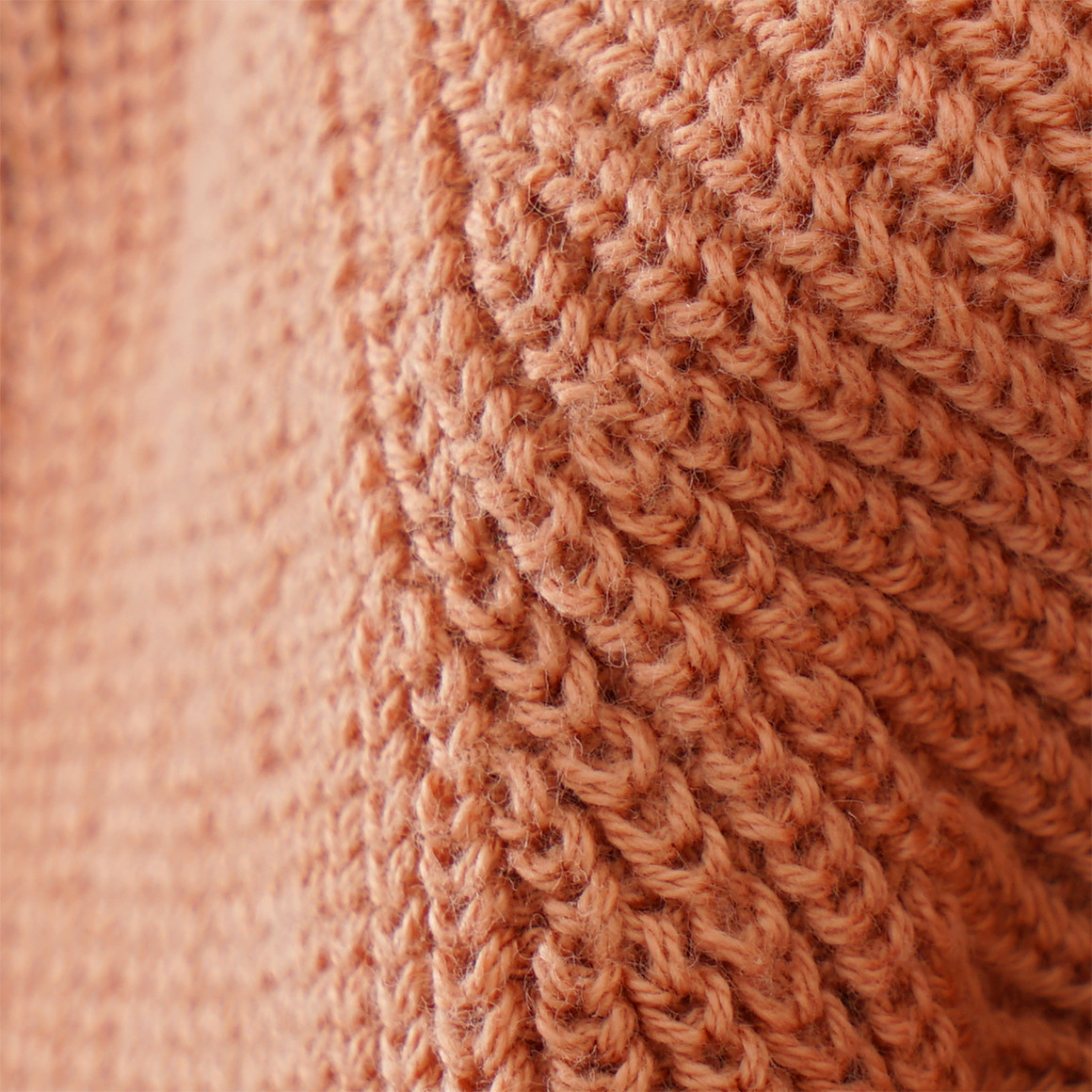 Topomini Pure Collection Baby Strickjacke mit Knopfleiste terracotta