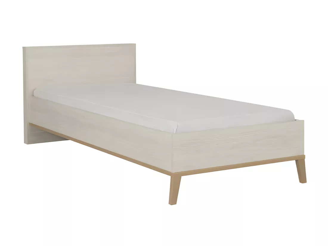 Chambre Enfant Complète (120*190) Bois blanchi - SOLVEIG