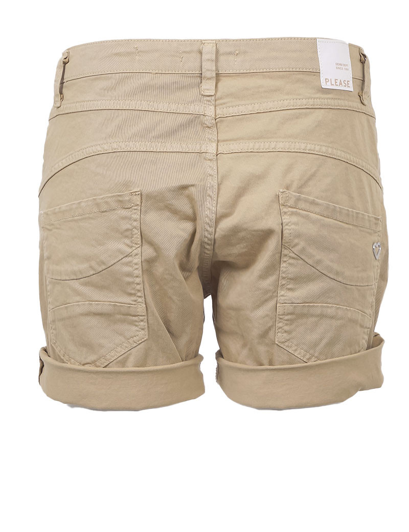 PLEASE SHORT FEMME P17 CAMEL