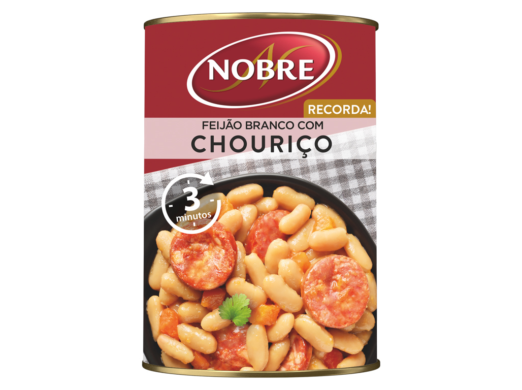 FEIJÃO NOBRE COM CHOURIÇO 420G