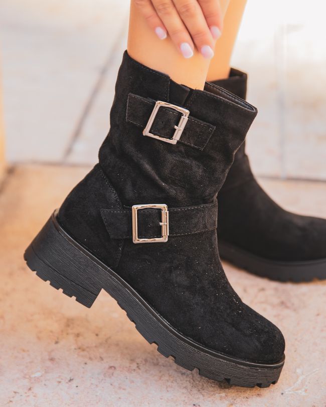 Bottines femme noires à talon - Bianca