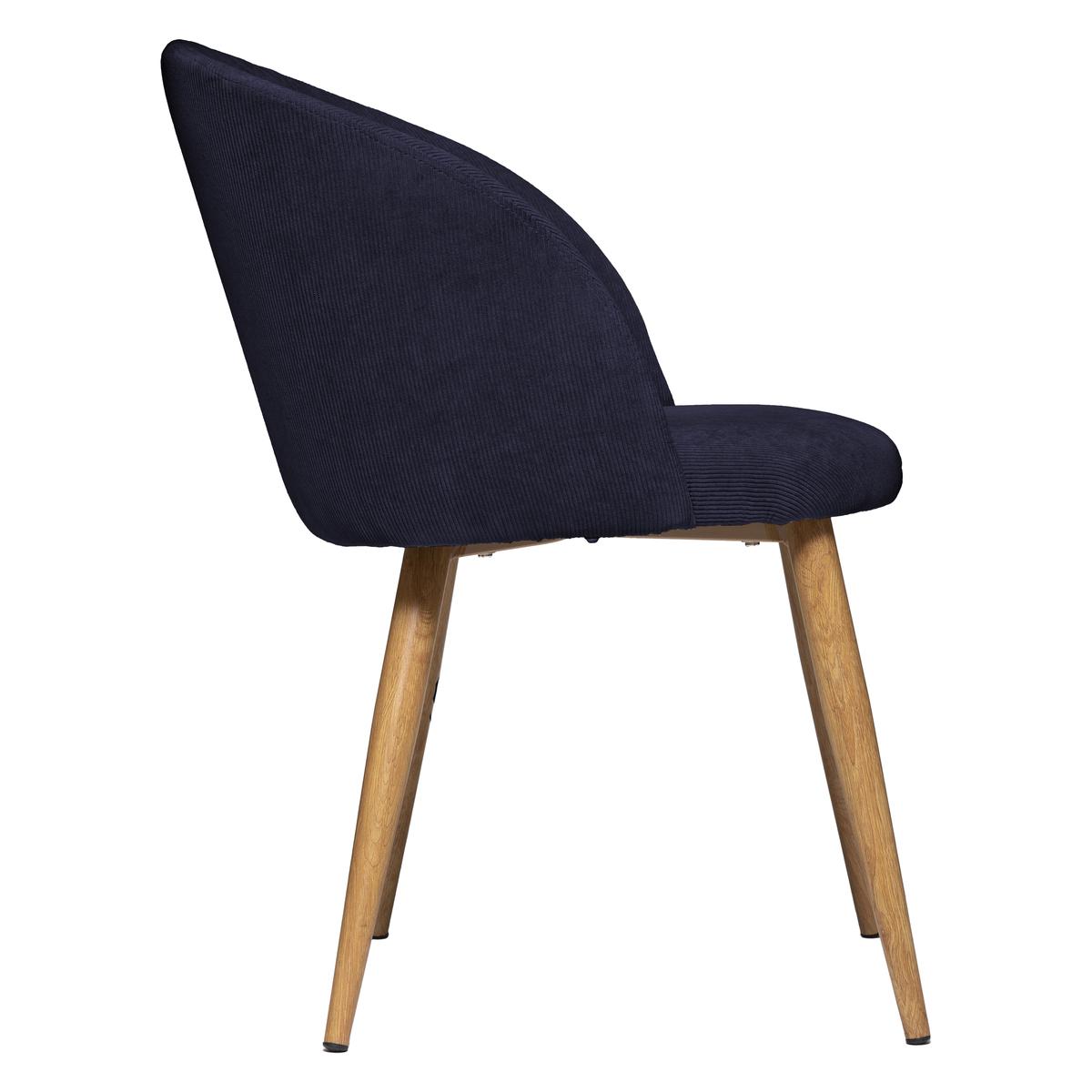 CHAISE IMITATION CHENE CELESTE ENCRE