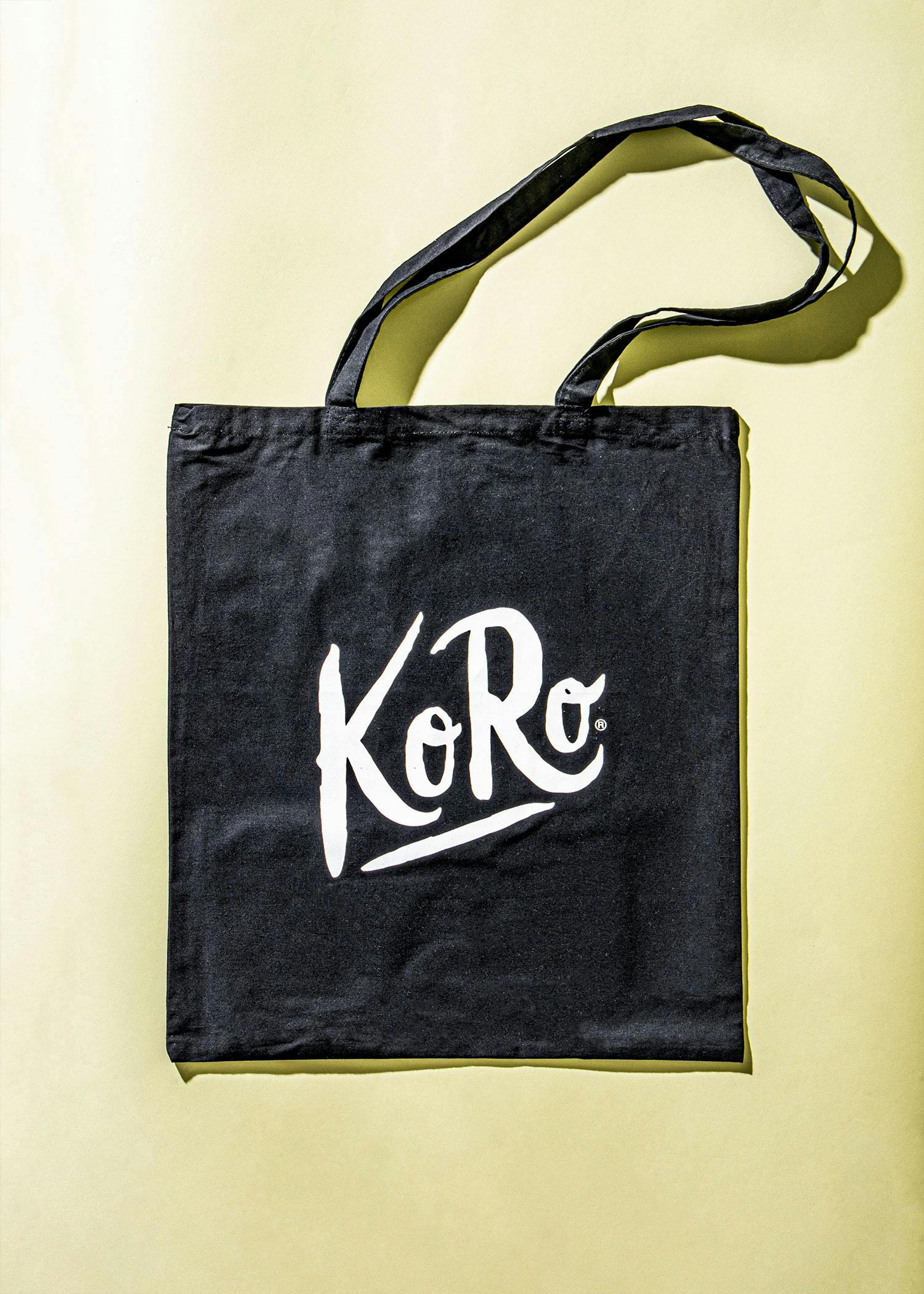 KoRo Baumwolltasche mit langen Henkeln
