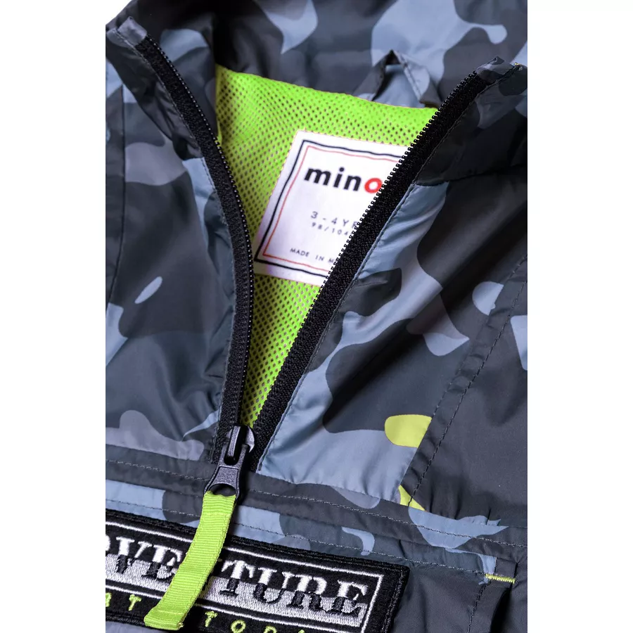 MINOTI Windbreaker SchwarzGrau