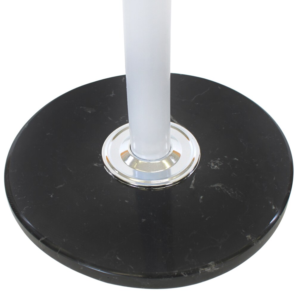 tectake® Garderobenständer, aus Metall und Marmor, standfeste Bodenplatte, 40 x 170 cm