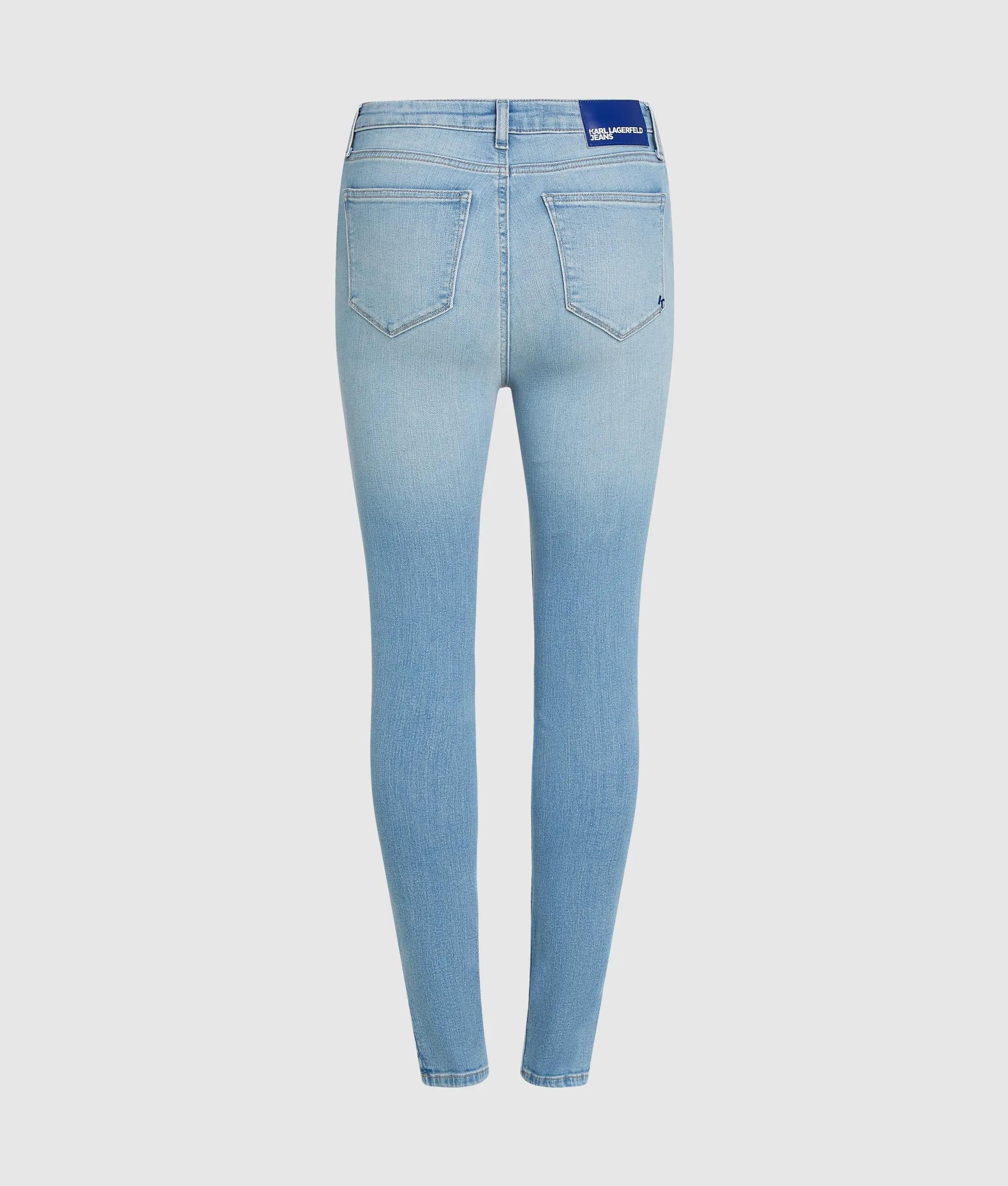 Hoog uitgesneden skinny jeans